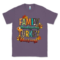 Lavender family thanksgiving turkey blessing Classic Tee - CowGirlArtShop