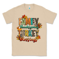 Mushroom family thanksgiving turkey blessing Classic Tee - CowGirlArtShop