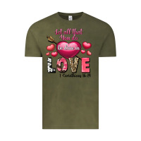 Vintage Olive Let all that you do be in love Valentine's Day Vintage Tee - FaDigitalArtStudio