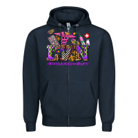 Navy mardi gras  lvn licensed vocational nurse Zipper Hoodie - AdoDesignShop
