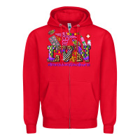 Red mardi gras  lvn licensed vocational nurse Zipper Hoodie - AdoDesignShop