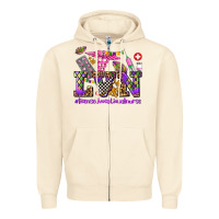 Sandshell mardi gras  lvn licensed vocational nurse Zipper Hoodie - AdoDesignShop