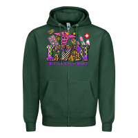 Sports Green mardi gras  lvn licensed vocational nurse Zipper Hoodie - AdoDesignShop