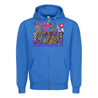 True Royal mardi gras  lvn licensed vocational nurse Zipper Hoodie - AdoDesignShop