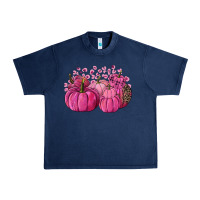 Navy Cancer Pumpkins Urban Heavy Tee - FaDigitalArtStudio