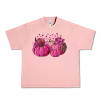 Salmon Cancer Pumpkins Urban Heavy Tee - FaDigitalArtStudio