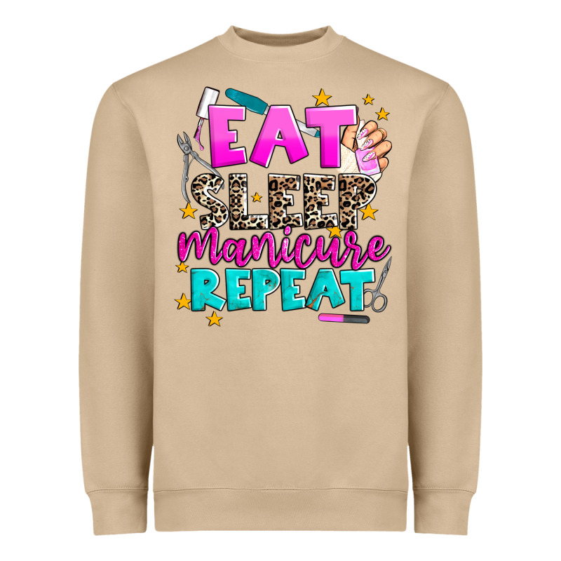 Eat Sleep Manicure Repeat Heavyweight Sweatshirt by AdoDesignShop | Teevron
