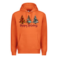 Carrot happy holidays christmas trees Premium Hoodie - Jasminsmagicworld