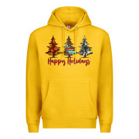 Lemon happy holidays christmas trees Premium Hoodie - Jasminsmagicworld
