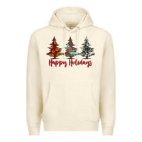 Sandshell happy holidays christmas trees Premium Hoodie - Jasminsmagicworld