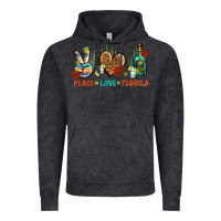 Vintage Black Peace Love Tequila Vintage Hoodie - BundleAndBundleShop