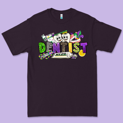 Dentist Mardi Gras Premium Tee Designed By Cowgirlartshop