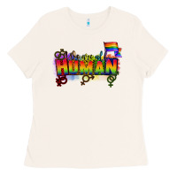 Bone We are all human Ladies Tee - CowGirlArtShop
