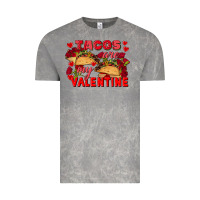 Cloud Rock Tacos are my Valentine Valentine's Day Vintage Tee - FaDigitalArtStudio