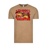 Vintage Coffee Tacos are my Valentine Valentine's Day Vintage Tee - FaDigitalArtStudio