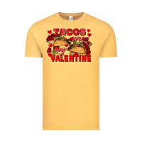 Vintage Mustard Tacos are my Valentine Valentine's Day Vintage Tee - FaDigitalArtStudio