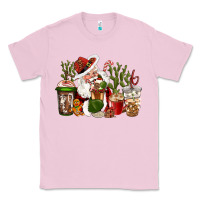 Bubblegum Pink western santa cowboy coffe cups christmas Classic Tee - CowGirlArtShop