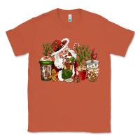 Copper western santa cowboy coffe cups christmas Classic Tee - CowGirlArtShop