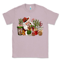 Lilac western santa cowboy coffe cups christmas Classic Tee - CowGirlArtShop
