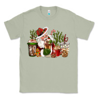Matcha western santa cowboy coffe cups christmas Classic Tee - CowGirlArtShop