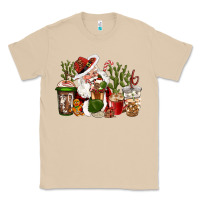 Mushroom western santa cowboy coffe cups christmas Classic Tee - CowGirlArtShop