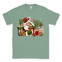 Sage western santa cowboy coffe cups christmas Classic Tee - CowGirlArtShop
