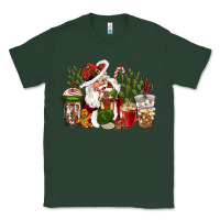 Sports Green western santa cowboy coffe cups christmas Classic Tee - CowGirlArtShop