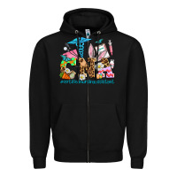 Black easter cna certified nursing assistant Zipper Hoodie - AdoDesignShop