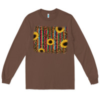Chestnut sunflowers serape leopard Long Sleeve Tee - RanaPortraitStore