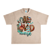 French Oak One Loved Nurse Urban Heavy Tee - FaDigitalArtStudio