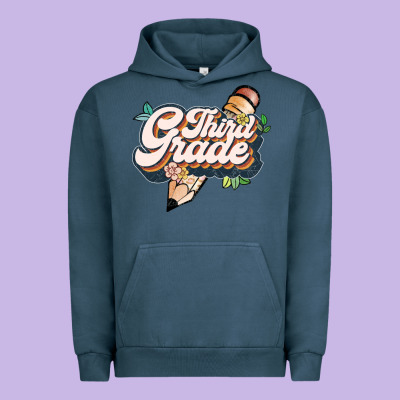 Third Grade Urban Hoodie Designed By Jahusdesignshop