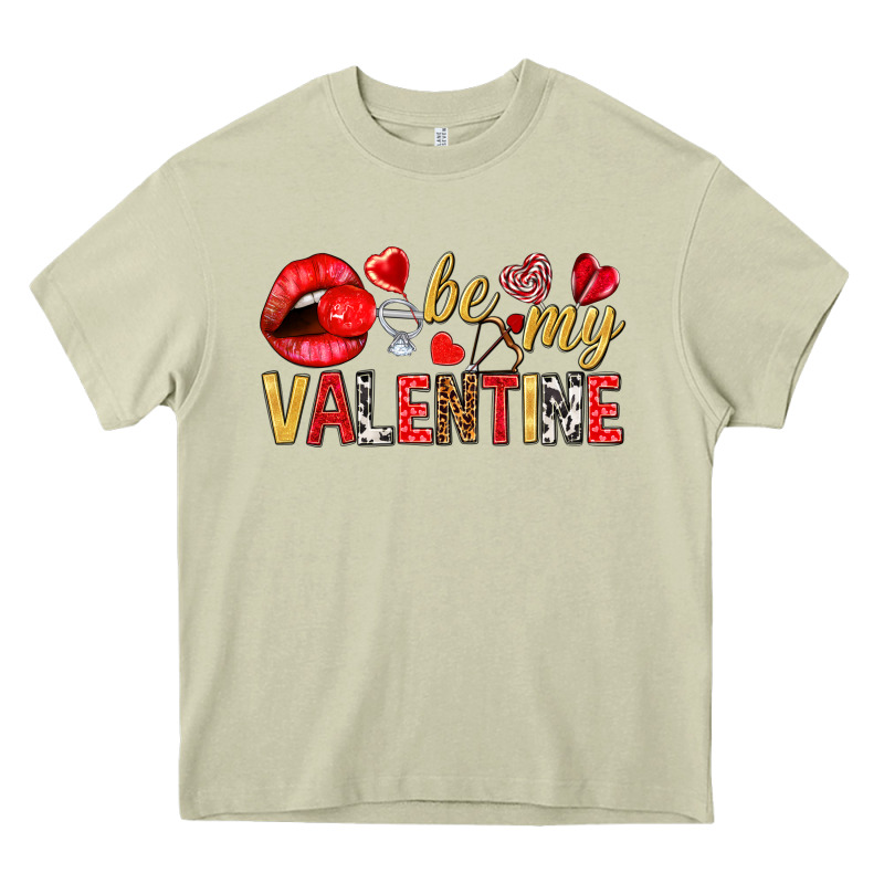 Be My Valentine Valentine's Day Heavy Core Tee by HowdyJamesFarm | Teevron