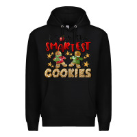 Black I Teach The Smartest Cookies Premium Hoodie - LillyAllenDesigns