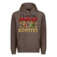 Coffee I Teach The Smartest Cookies Premium Hoodie - LillyAllenDesigns