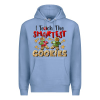 Colony Blue I Teach The Smartest Cookies Premium Hoodie - LillyAllenDesigns