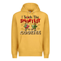 Mustard I Teach The Smartest Cookies Premium Hoodie - LillyAllenDesigns
