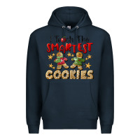 Navy I Teach The Smartest Cookies Premium Hoodie - LillyAllenDesigns