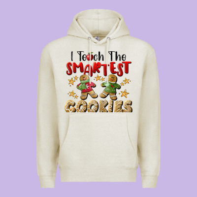 I Teach The Smartest Cookies Premium Hoodie Designed By Lillyallendesigns