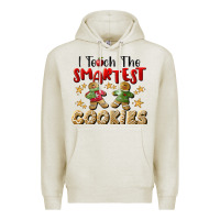 Oatmeal Heather I Teach The Smartest Cookies Premium Hoodie - LillyAllenDesigns
