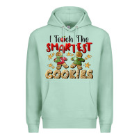 Seafoam I Teach The Smartest Cookies Premium Hoodie - LillyAllenDesigns