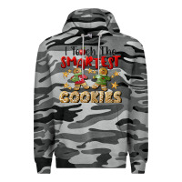 Slate Camo I Teach The Smartest Cookies Premium Hoodie - LillyAllenDesigns
