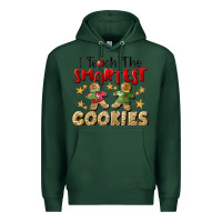 Sports Green I Teach The Smartest Cookies Premium Hoodie - LillyAllenDesigns