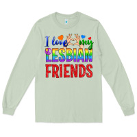 Matcha I Love My Lesbian Friends Long Sleeve Tee - BundleAndBundleShop