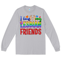 Moon Dust I Love My Lesbian Friends Long Sleeve Tee - BundleAndBundleShop