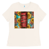 Bone Mama Sunflower Ladies Tee - CowGirlArtShop