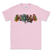 Bubblegum Pink western christmas mama claus sunflowers and cactus Classic Tee - Jasminsmagicworld