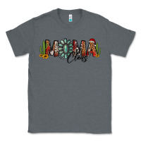 Charcoal Heather western christmas mama claus sunflowers and cactus Classic Tee - Jasminsmagicworld