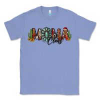 Colony Blue western christmas mama claus sunflowers and cactus Classic Tee - Jasminsmagicworld