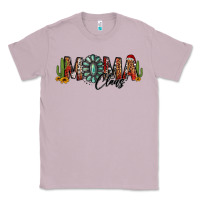 Lilac western christmas mama claus sunflowers and cactus Classic Tee - Jasminsmagicworld