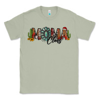 Matcha western christmas mama claus sunflowers and cactus Classic Tee - Jasminsmagicworld